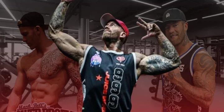 Kenny Ko doing a bodybuilder pose