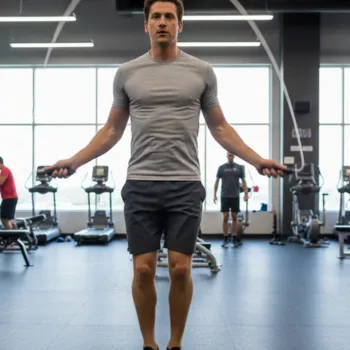 Miles doing a jump rope