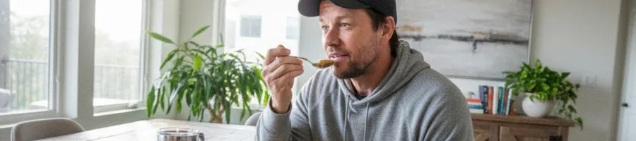 Mark eating healthy diet