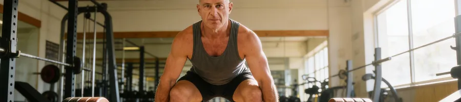 David doing a deadlift in the gym