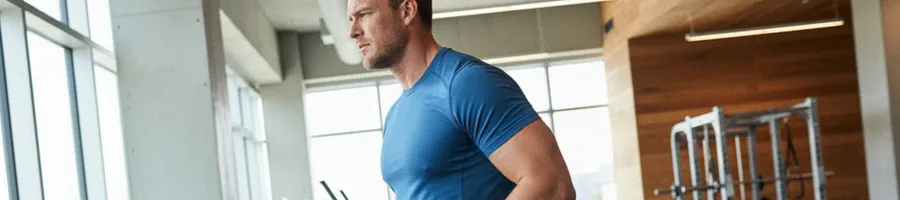 Alan running on treadmill