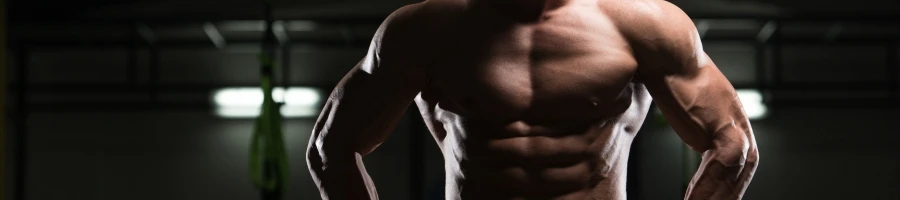 A man with toned body