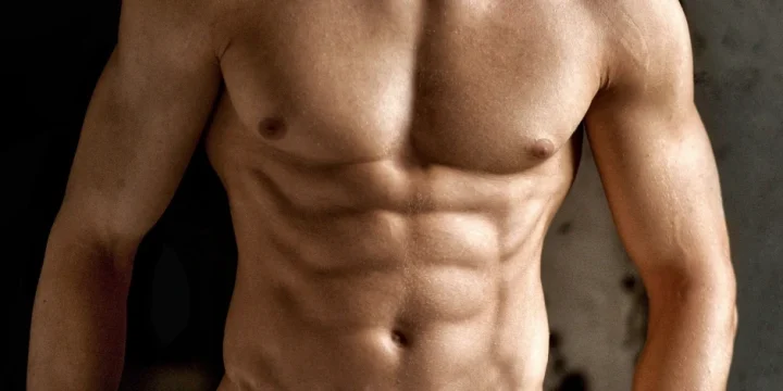 A man with a toned body