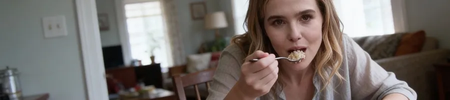 Zoey eating healthy diet