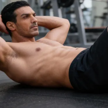 Jason working out his back