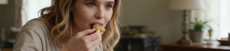 Zoey eating healthy nutritional diet