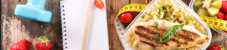 A person planning his meal