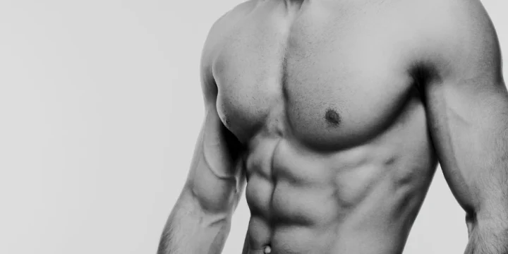 A man with beautifully toned muscles