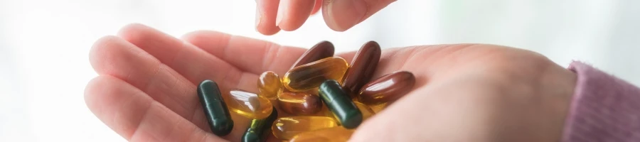 A various supplements on hand