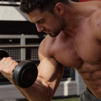 Jaco doing bicep curl