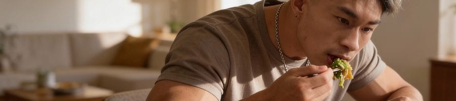 Nyle taking his healthy diet plan