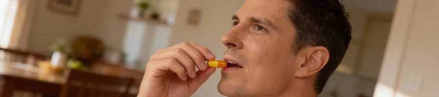 Sean taking supplements