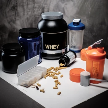 Different supplements on a table