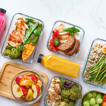 A healthy meal prep