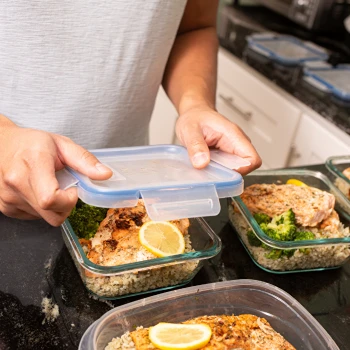 A guy doing meal preparations