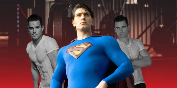 Matt Bomer collage in the gym