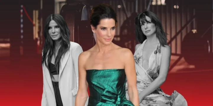 Sandra Bullock collage in the gym