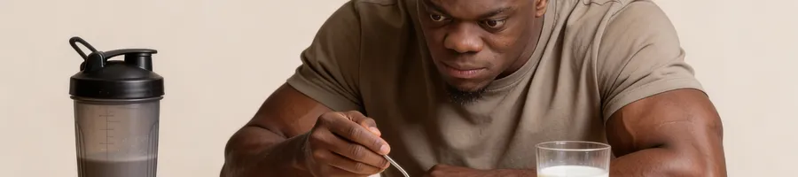 Blessing eating his diet on the lunch