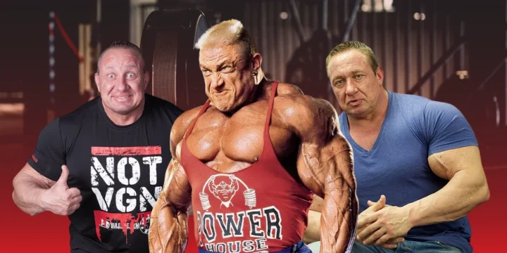 Markus Ruhl collage in the gym