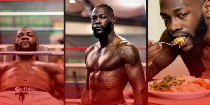 Deontay Wilder having his workout and diet routine for 2026