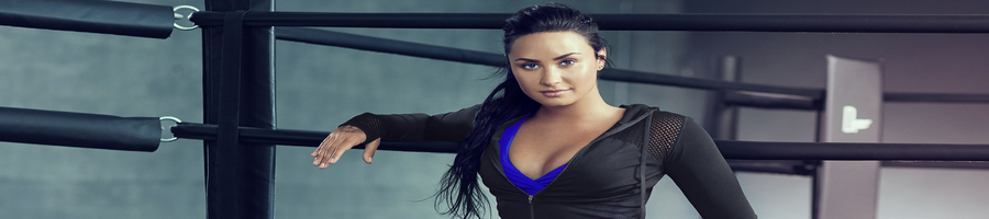 demi lovato outside the ring