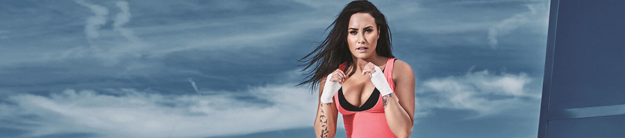 woman in sparring stance