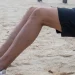 A person working out tibialis anterior with outside exercise